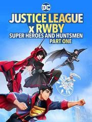 正义联盟与红白黑黄：超级英雄和猎人（上）海报